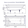 Чугунная ванна Delice Parallel DLR_220506 белый