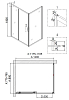 Душевое ограждение Niagara Nova66120812 стекло прозрачное, профиль хром