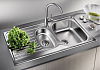 Комплект Кухонная мойка Blanco Tipo 6 S Basic сталь + Смеситель Hansgrohe Focus 31817000 для кухонной мойки