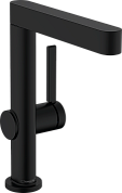Смеситель для раковины Hansgrohe Finoris 76060670, матовый чёрный
