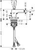 Смеситель для биде Axor Citterio 39210140, бронза