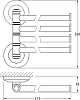 Полотенцедержатель FBS Standard STA 046