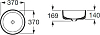 Раковина 37 см Roca Inspira Round 327523000