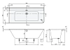 Акриловая ванна Villeroy & Boch Collaro UBA180COR9CLBCVN01 белый