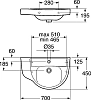 Раковина Gustavsberg Nordic L GB1127000109 белый