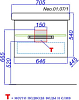 Тумба под раковину Aqwella Нео Neo.01.07/1 646 см белая