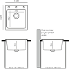 Мойка кухонная Domaci Савона QB 430 уголь