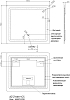 Зеркало Azario 80 AZ-Z-044-1CS с подсветкой и сенсорным выключателем