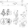 Душевая система Paffoni KIT LIG KITZLIG015CR071 хром