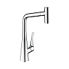 Смеситель для кухни Hansgrohe Metris Select 73803000 хром