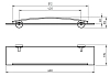 Полка Novaservis Novatorre 11 0153.0 хром