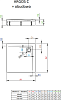 Поддон для душа 80х80 см Radaway Argos C 4ACN88-02