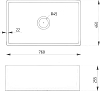 Комплект Мойка кухонная Domaci Сиена 50276-112 антрацит + Смеситель STWORKI HWX5015-P01BK