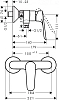 Смеситель для душа Hansgrohe Logis E 71177000/71610000/26532400 хром