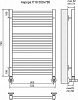 Полотенцесушитель водяной Terminus Аврора П16 500x780 4660059582221