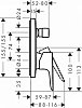 Смеситель для ванны Hansgrohe Talis E 71745000