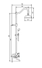 Душевая система Emmevi 12161118BR бронза
