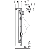 Система инсталляции для писсуаров Geberit GIS 461.621.00.1, универсальная