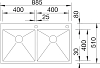 Кухонная мойка Blanco Zerox 400/400-IF/A 521648