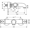 Термостат для ванны Hansgrohe Ecostat 1001 SL 13241000