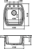 Кухонная мойка Florentina Нире 480 чёрный