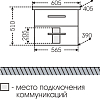 Тумба под раковину СанТа Виктория 700123N 56.5 см белый