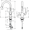 Смеситель для кухни Hansgrohe Talis Classic 72811000 хром