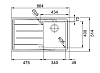 Кухонная мойка Franke Aton 127.0204.401 серый