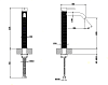 Смеситель для раковины Gessi 316 Trame 54306#239, steel brushed