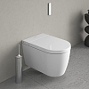 Унитаз подвесной Duravit 650001012004310 с функцией биде и сиденьем микролифт, белый