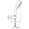 Душевой гарнитур Grohe New Tempesta Cosmopolitan 27850000