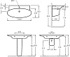 Раковина Jacob Delafon Presquile E4436-00 100 см