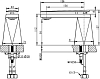 Смеситель для раковины золото Bravat Diamond F118102G-1-ENG