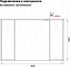 Шкаф-зеркало Iddis Rise RIS70W0i99