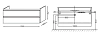 Тумба под раковину Jacob Delafon Vox EB2021-RA-M61 черный