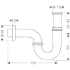 Сифон для раковины Hansgrohe 53002000 хром