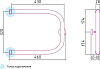 Полотенцесушитель водяной Сунержа П-образный 32x45