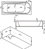 Акриловая ванна Bas Бриз В 00006 белый