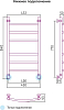 Полотенцесушитель водяной Сунержа Галант 80x40