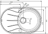 Кухонная мойка Iddis Kitchen G K12G771i87, серый матовый