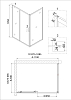 Душевое ограждение Niagara Nova NG-62-11A-A70 стекло прозрачное, профиль хром