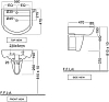 Полупьедестал Jaquar Aria ARS-WHT-39305