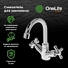 Смеситель для раковины OneLife P03-008cr хром