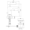 Смеситель для раковины Lemark Contest LM5806CW хром, белый