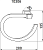 Полотенцедержатель 20 см Boheme Venturo 10306, хром