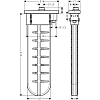 Подключение для ручного душа Hansgrohe sBox 28020700, белое матовое