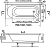 Акриловая ванна Vagnerplast Kasandra 160 VPBA167KAS2X-04