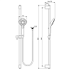 Душевой гарнитур Ideal Standard Ideal Evo B2238AA, хром