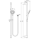 Душевой гарнитур Ideal Standard Ideal Evo B2238AA, хром