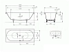 Стальная ванна Kaldewei Classic Duo 2910.3000.0001 белый